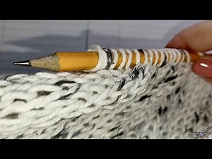 How to knit with Pencils ✏️!