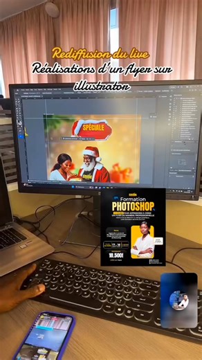 Formation en design graphique (logiciel Photoshop) : devenez un expert en création visuelle en seulement 2 jours ! 🎨✨ Plongez dans notre formation Photoshop intensive de 2 jours, conçue spécialement pour vous initier rapidement et efficacement à la conception d’affiches et flyers professionnels. Même sans expérience préalable, vous apprendrez à maîtriser les outils essentiels de Photoshop pour réaliser des visuels modernes, impactants et accrocheurs. 💻🖌️ Cette formation en design graphique (l