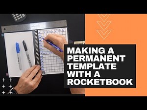 Making A Permanent Template With A Rocketbook (This One For Golf)