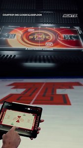 Big 12 debuts LED video court with customizable floor designs