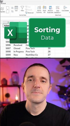 Sorting Data in Microsoft Excel (Quick & Easy)