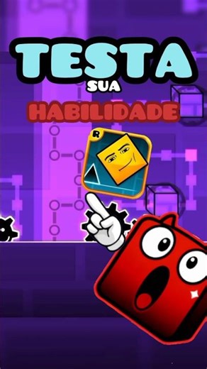 Essa fase testa sua habilidade no Geometry Dash