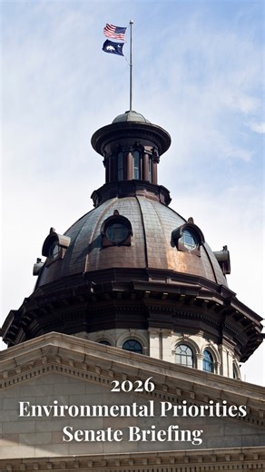 Earlier this week, our staff attorney Emily Poole and other members of the SC Conservation Coalition met with legislators about South Carolina’s top environmental priorities for 2026. Together, we’re focused on: 🌳 Advancing the 10 Million Acres Initiative, which aims to protect 10 million acres of land statewide. This can be done by supporting land conservation efforts, increasing funding and using growth management tools to steer development away from environmentally sensitive lands. 🌊 Suppor
