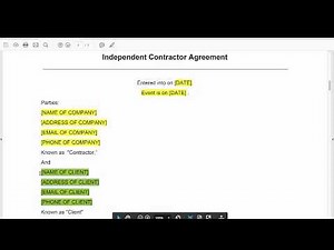 What does a good contract look like?