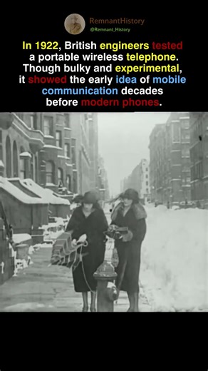 The “Mobile Phone” of 1922
