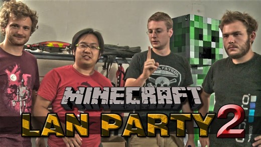 Minecraft with Freddiew and Corridordigital Episode 2 on LAN Party - Node