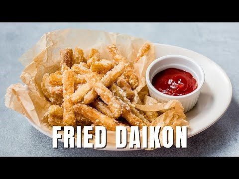 Delicious Fried Daikon Radish Recipe