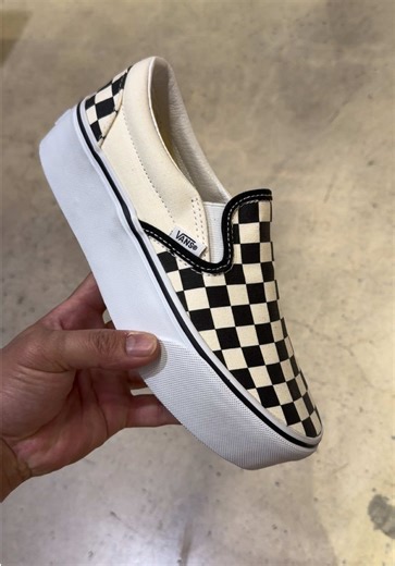 Vans Checkerboard Stackform 🔥 Platform Slip-On That Stands Out 🏁 #vansstackform #checkerboardvans #platformshoes #streetwearstyle #FYP Classic checkerboard but with a bold platform upgrade 🏁🔥 These Vans Stackform slip-ons give you extra height while keeping that easy slip-on comfort 💯 Perfect for leveling up your outfit, everyday wear, or standout street looks. Clean, trendy, and super easy to style 👟✨