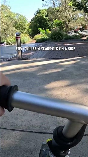 Disco on a bike at the park with Charm