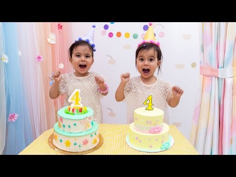 We Woke Up to a Giant Balloon Surprise for Our Birthday! + Other Videos For Kids