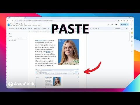 How to Paste Image in Google Docs