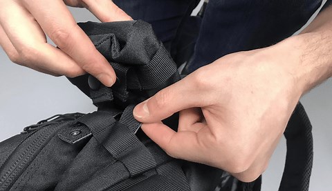 How to attach MOLLE accessory products to your bug out bag