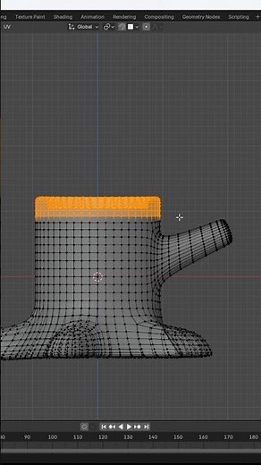 Blender Day 3 - Tree Stump! #blender #3d #blender3d #designer #freelance
