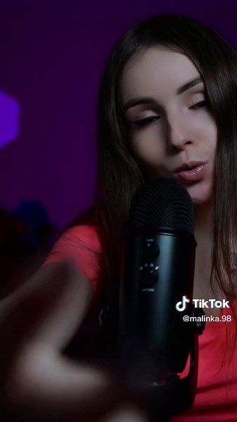 Relaxing ASMR Mouth Sounds and Face Touching | Malinka98 ASMR