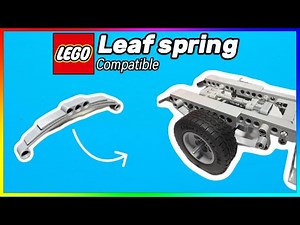 Lego compatible leafspring