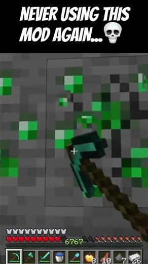 Worst mod in minecraft... 😭#minecraft #minecraftshorts