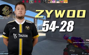 ZYWOO全场54杀，上演1v5军训对手，真不愧是王牌