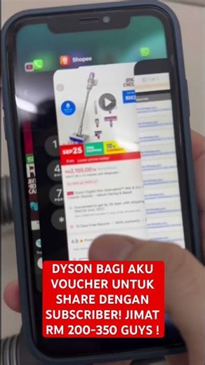 Dyson Vacuum ON SALE! Special untuk subscribers ! #dyson #dysonvacuum #vacuum #shopee