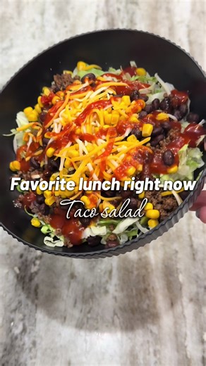 I need a new lunch idea but this has been my go-to lately! 🥗 #lunchideas #easylunch #lunchathome #tacosalad