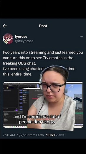 How to get BetterTTV, 7tv, and Frankerfacez Emotes into OBS! #twitchstreamer #shorts