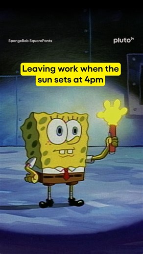 Literally and figuratively clocked out. Stream SpongeBob SquarePants for free on Pluto TV. #FreeFallin | Pluto TV