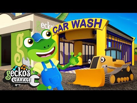 Danny The Digger builds a New Garage! | Gecko's Garage | Trucks For Children | Cartoons For Kids |