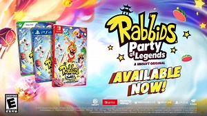 6.8K views · 86 reactions | Gather with friends and family and embark on a legendary journey with the Rabbids in the hilarious party game, Rabbids Party of Legends! Join them on an incredible quest, filled with hilarious moments and colorful characters. Available now! - https://bit.ly/3OC53n6 | GameStop | Facebook