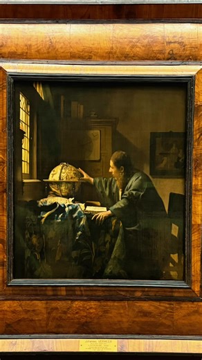 The Astronomer by Johannes Vermeer at the Louvre Museum