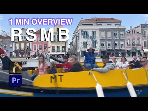 RSMB in Premiere Pro - 1 min overview