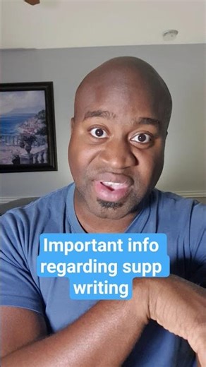 PSA: When Writing Supps, THIS Is Important To Remember