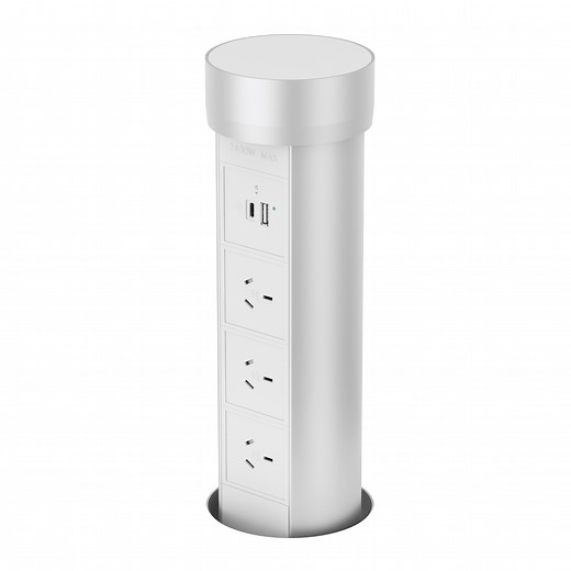 Point Pod Multi: 3 Power Outlets & 2 USB Charging Outlets - Modern Power Solutions