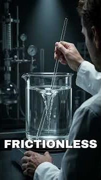 This liquid can climb up walls and leak through solid glass. Physics is broken.