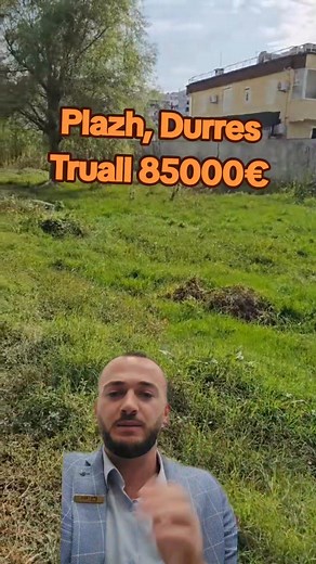 Truall ne Plazhin e Durresit per shitje ! 375m² 85000€ zone e kuqe per ndertim Trust AFS ! | Aleks Afs Imobiliare