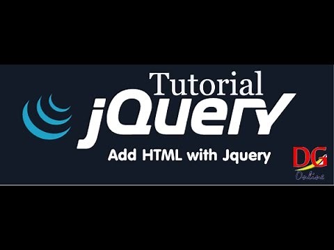Add Jquery to Html