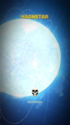 Strong is relative 🧲#Magnetar#SpaceFacts#Universe#Astronomy#CosmicFacts#ScienceShorts#KurioScope