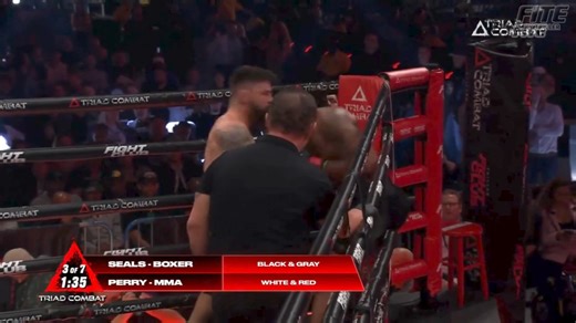 5.8K views · 18 reactions |  #MikePerry was in a dogfight with Michael Seals when it was Boxing  MMA at Triad Combat. How do you think Platinum Perry will do this Saturday against #JakePaul? #PaulPerry | FITE | Facebook