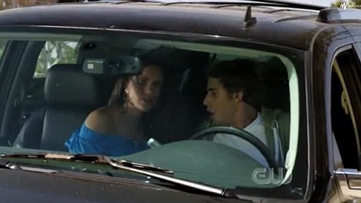 2008: Meghan Markle in a saucy scene in the first episode of 90210