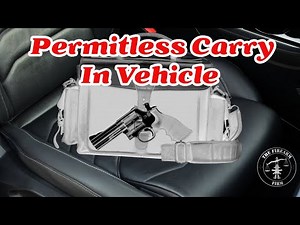 Florida's Permitless Carry Law In A Vehicle