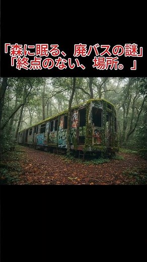 なぜ、ここに。道のない森に眠る「廃バス」の謎 #ノスタルジー #名言 #教場