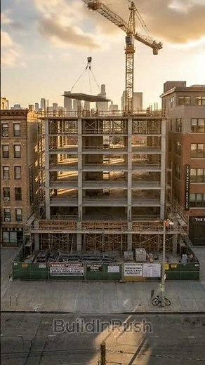 Apartment Building Construction Time Lapse