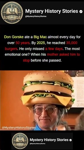 The Man Who Ate 35,000 Big Macs 🍔😳