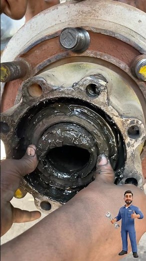 How to Install and Grease Wheel Bearings on a Commercial Truck #automobile