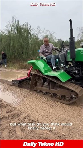 This Mud Tractor Just DESTROYS Wet Soil! 💪 #Farming