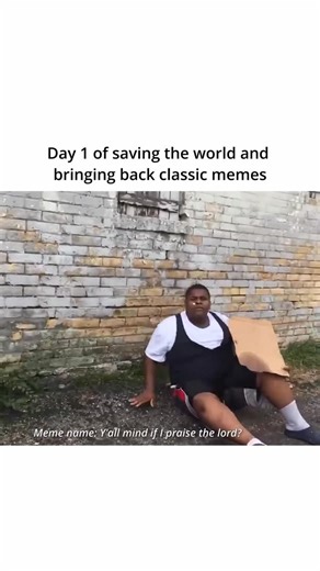 Mememysterymemehistory on Instagram: "Meme history: “Y’all Mind If I Praise the Lord?” is a viral meme that originated from a 2016 YouTube video by Romeo Cannady. In the clip, Cannady asks the question before energetically dancing to the gospel song “Revolution” by Kirk Franklin as music plays from a car. The video gained popularity online and was inspired by the earlier “You Mind If I Wild Out?” meme trend. It later spread across social media through remixes, green screen edits, and compilation