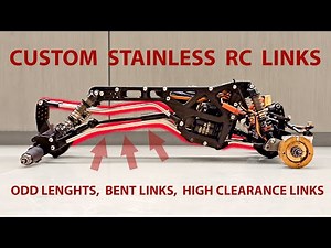 How to make RC Crawler Links PT2: Odd sized links, High Clearance Links, Bent Links