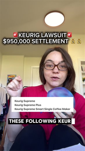 keurig is being sued so if you have a coffee maker make sure you file for this!!! 🗣️ #keurig #sidehustle #lawsuit #classaction #legal