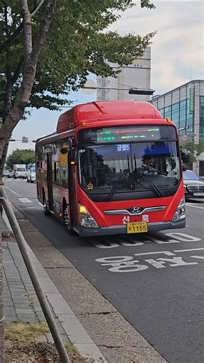 신흥버스 급행5번 1155호 2026년식 현대 뉴슈퍼에어로시티 개선형 저상 좌석 한전동대구지사 진입영상