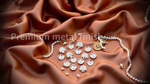 100 Pcs Silver 8mm Shiny Vintage Filigree Silver Flower Bead End Caps Metal Bead Caps for Jewelry Making DIY Bracelet Earrings Arts, Crafts Accessories, Decorations, End Caps