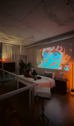 Big Screen 🤝 Cozy Vibes #interiordecor #livingroomdecor #detailsmatter #hometour #apartmenttherapy