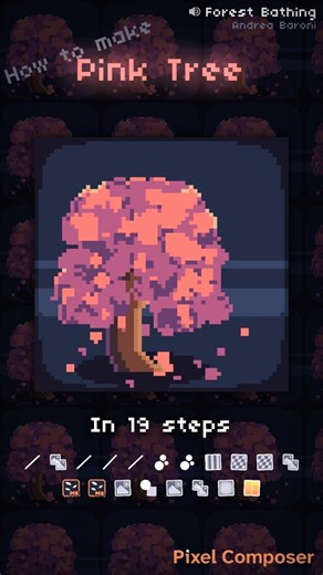 Pink Tree #PixelComposer